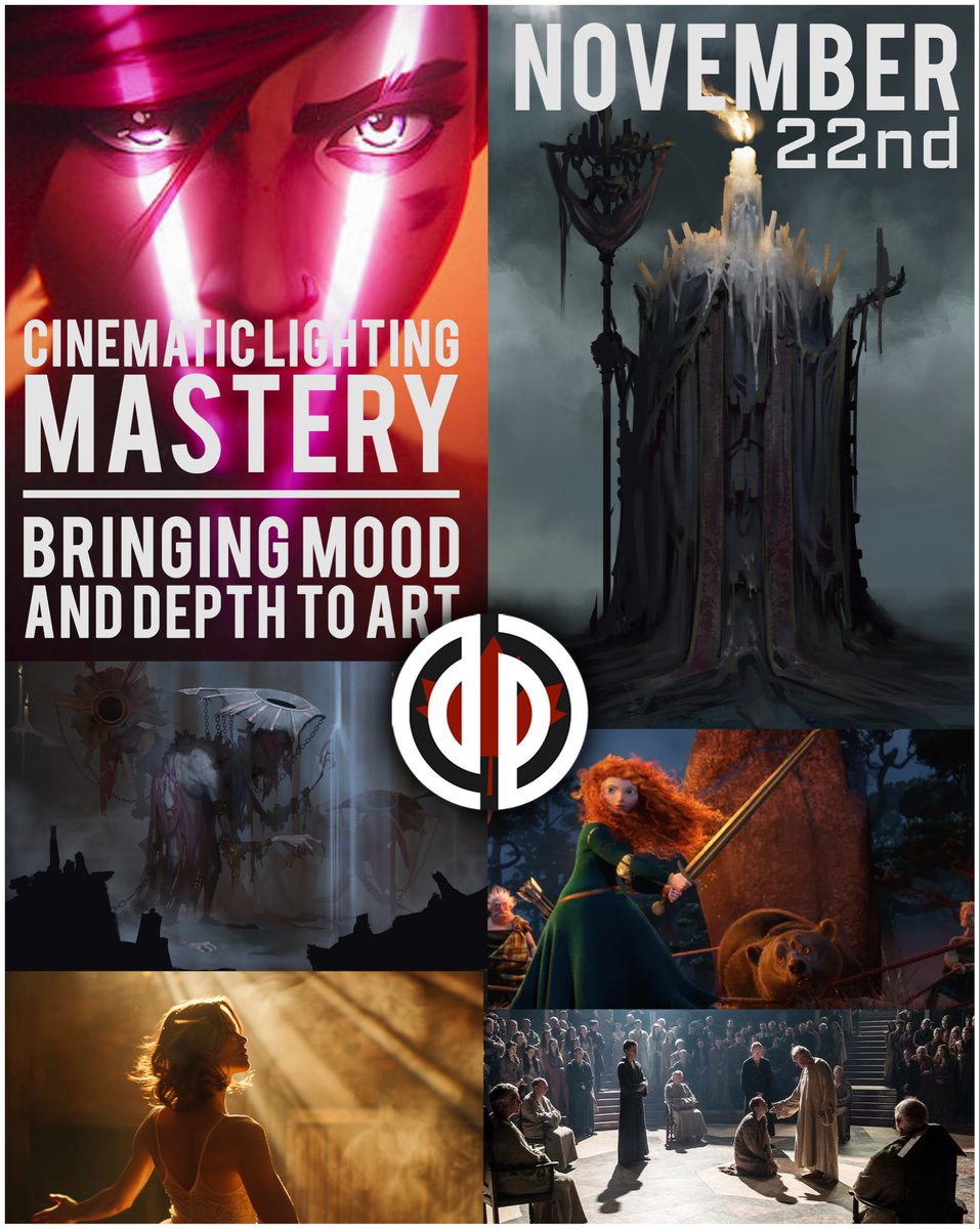 CINEMATIC LIGHTING MASTERY: Bringing Mood &amp; Depth To Art 5-hour Workshop - Nov 22nd, 2025 - REGISTRATION NOW OPEN - lucidpixul.com - or contact me directly at workshops@lucidpixul.com