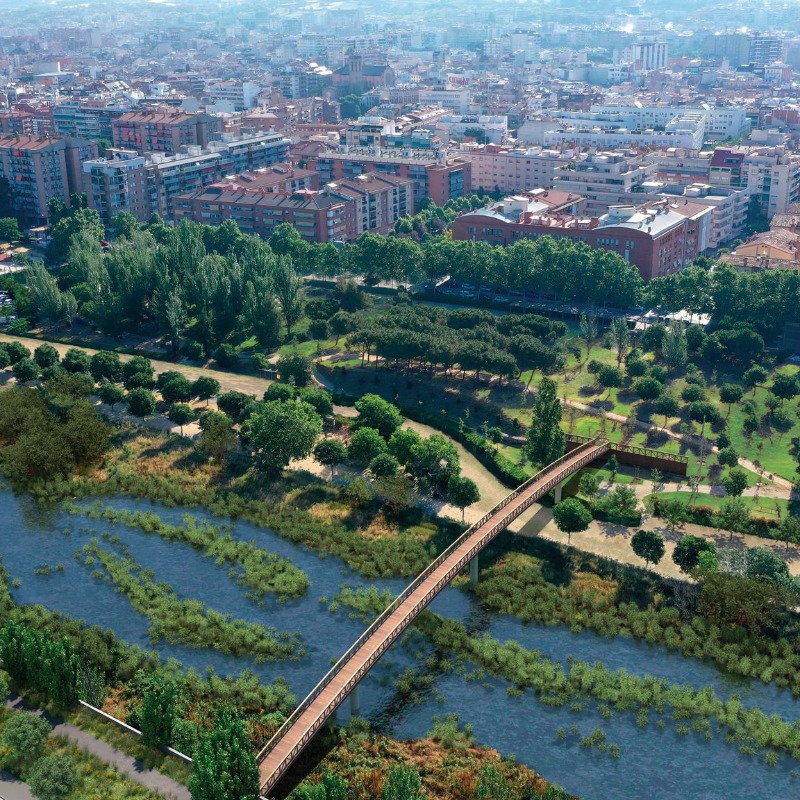 FBiodiversidad's tweet photo. 🌿 Granollers celebra la inauguración de los nuevos espacios renaturalizados de CoCoNat25, coordinado por @granollers 

🏙️ Broche final para este proyecto que ha mejorado la infraestructura verde y la conexión del río Congost con la ciudad

#ProyectosPRTR #PlanDeRecuperación