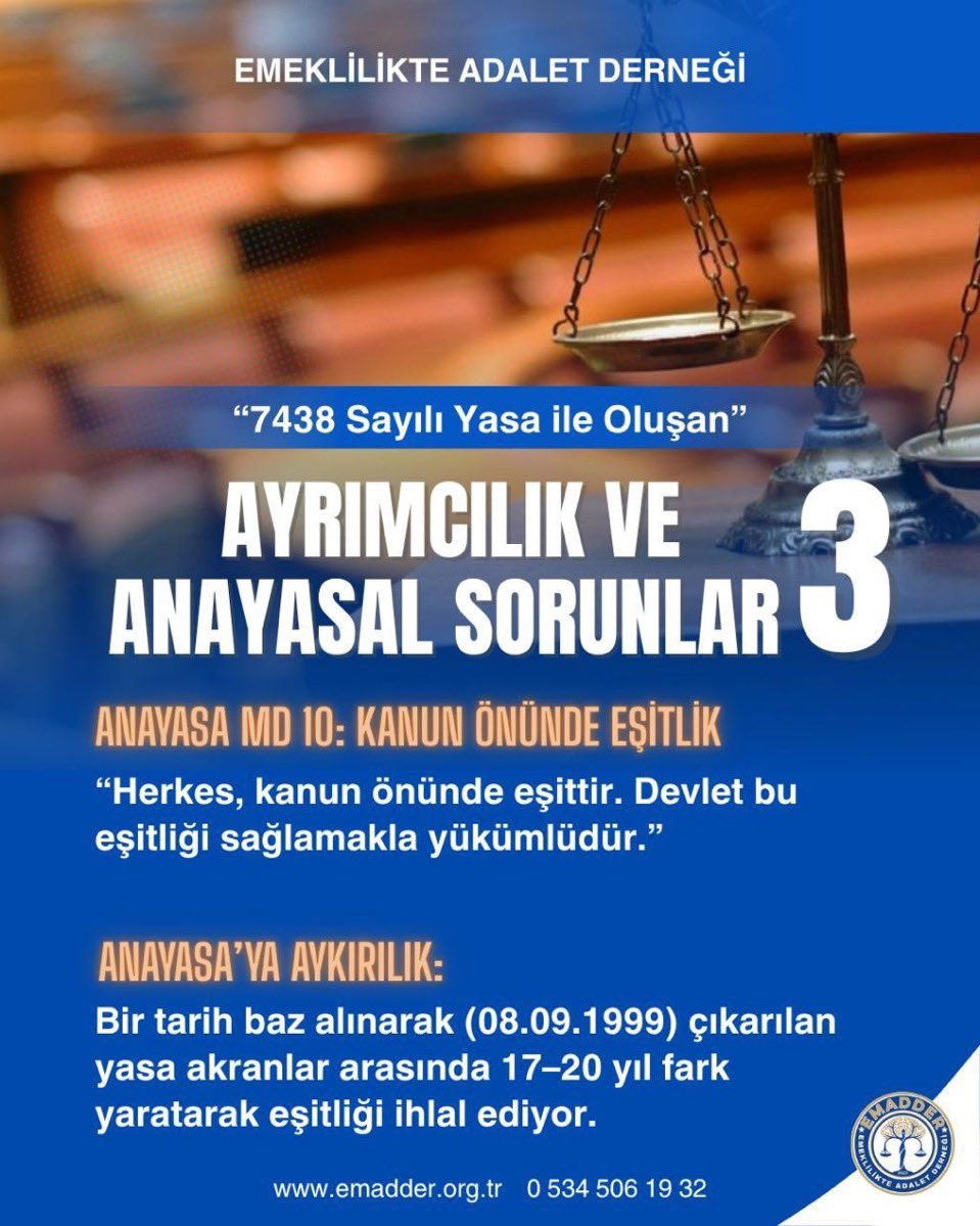 📣📣T.C. ÇALIŞMA VE SOSYAL GÜVENLİK BAKANLIĞI BÜTÇESİNİ GÖRÜŞEN VEKİLLERİMİZE ÇAĞRIMIZDIR📣📣

<a href="/ayyuceturkestas/">Dr. Ayyüce Türkeş Taş</a>
<a href="/55erhanusta/">Dr. Erhan Usta</a>

🩸 Her bütçe önce adaleti dağıtmalıdır.
Adaletsiz bir bütçeden refah çıkmaz.

Bir gün farkla 17 yıl bekletilen milyonlar varken, kalkınmadan, büyümeden,