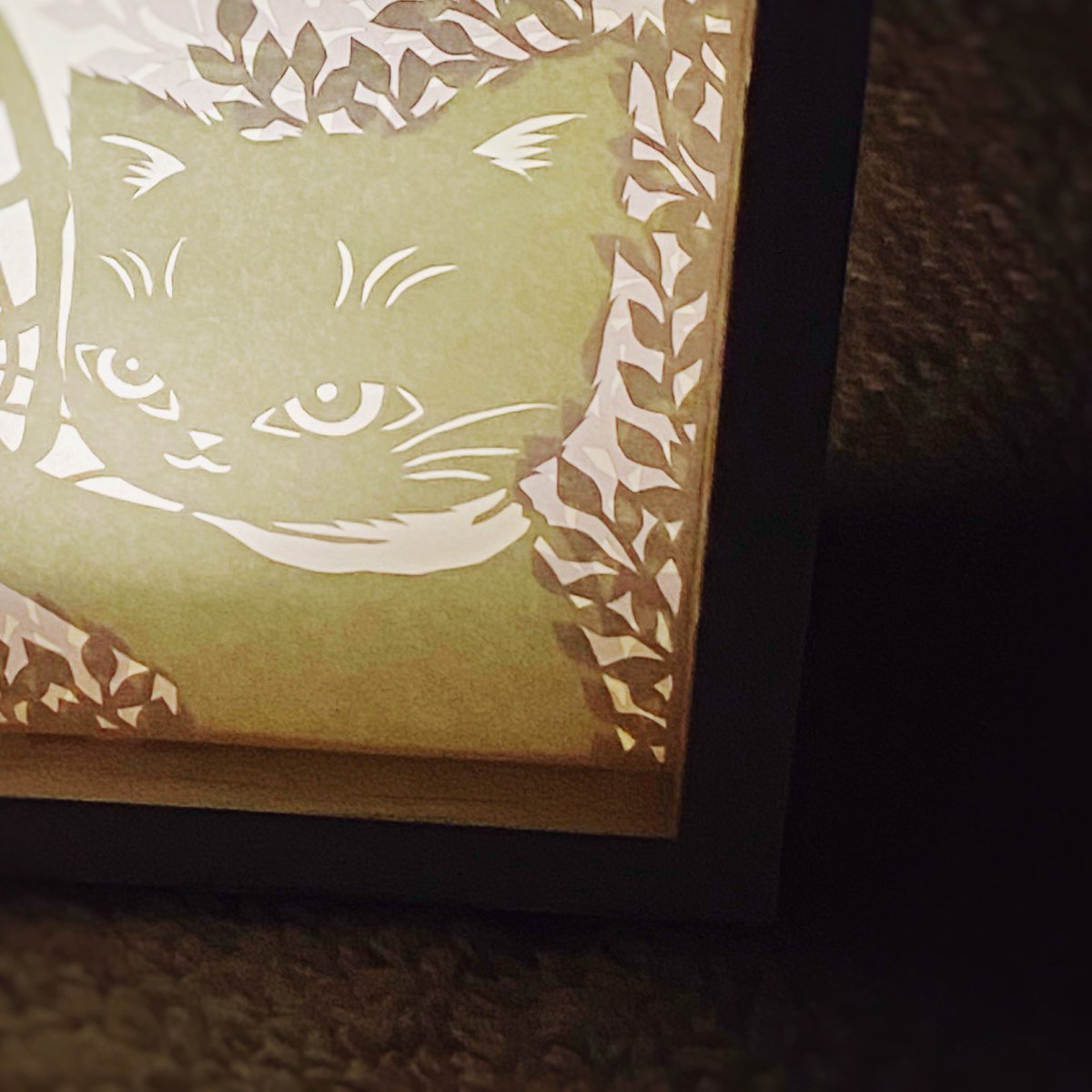 切り絵 一葉 観音 松風直美 切り絵 一葉 観音 松風直美