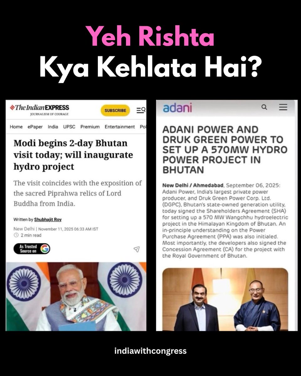 UWCforYouth's tweet image. Now you know why Modi fled to Bhutan for birthday party!

#DelhiBombBlast #Adani