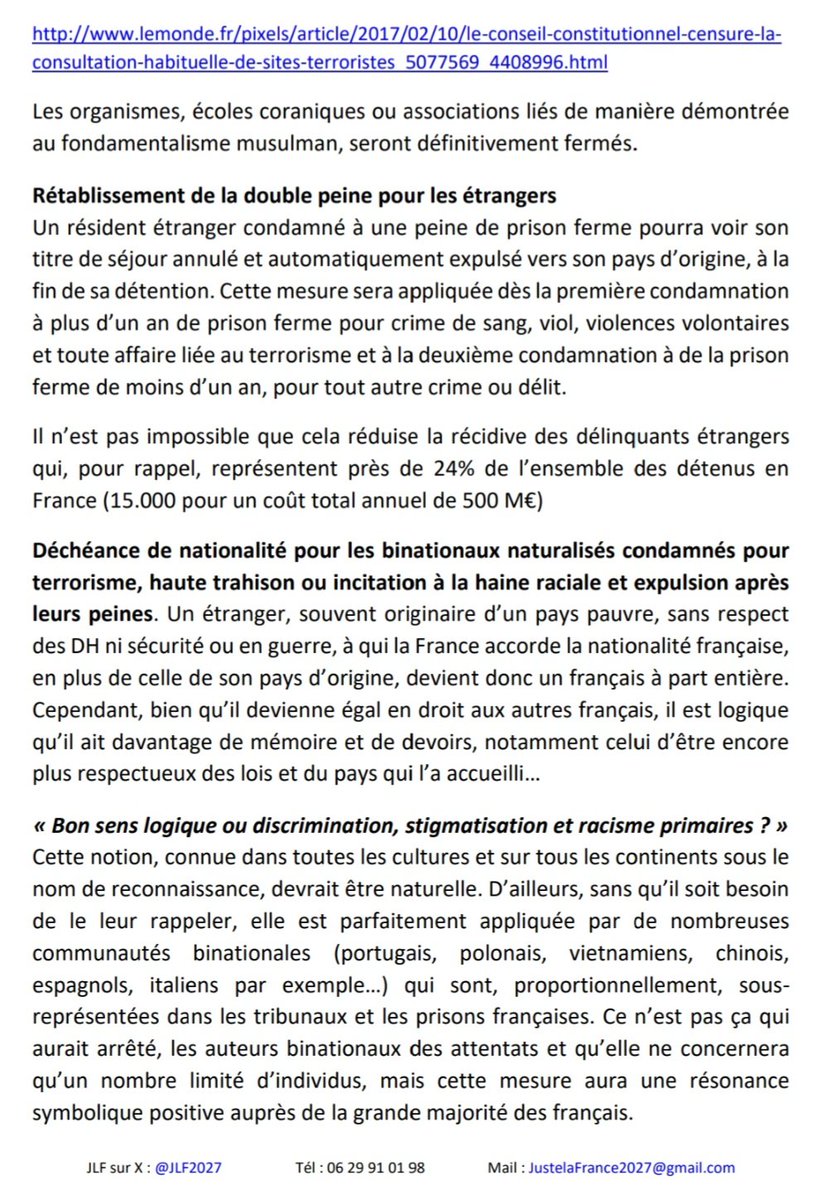 Walter_Boujenah's tweet photo. #THREAD 6/8 #PlanJLF
⬇️
https://t.co/SLQ6Rh49yo
Volet JUSTICE (suite) et REFORME du FONCTIONNEMENT de la Justice pour la rapprocher de la volonté majoritaire du peuple FRANCAIS
⬇️ https://t.co/N8RAZapRlx https://t.co/UjZ76wRSqV
