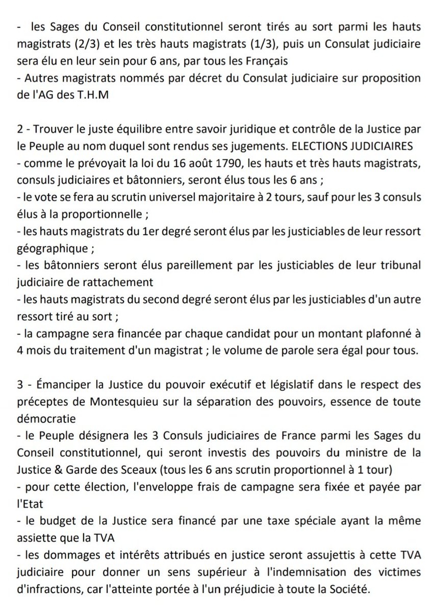 Walter_Boujenah's tweet photo. #THREAD 6/8 #PlanJLF
⬇️
https://t.co/SLQ6Rh49yo
Volet JUSTICE (suite) et REFORME du FONCTIONNEMENT de la Justice pour la rapprocher de la volonté majoritaire du peuple FRANCAIS
⬇️ https://t.co/N8RAZapRlx https://t.co/UjZ76wRSqV
