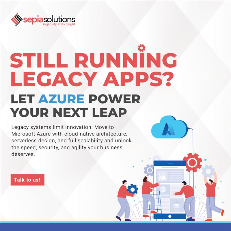 SepiaSolutions's tweet image. Still relying on outdated systems? It’s time to evolve!

Modernize workloads, boost scalability &amp;amp; unlock cloud potential with Sepia Solutions on Microsoft Azure.

Let’s discuss the next step! 💬

#SepiaSolutions #Azure #CloudMigration #DigitalTransformation