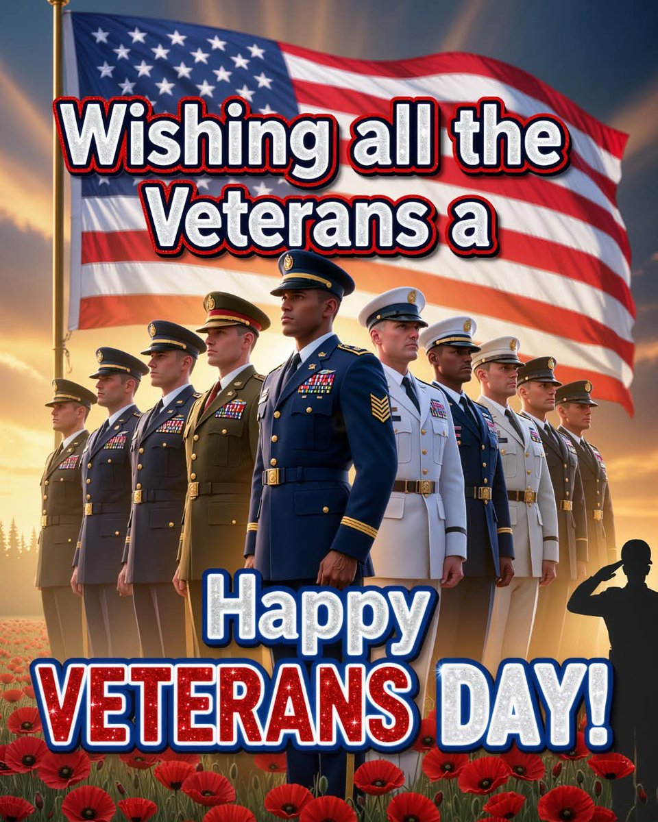 Honoring our sheroes/heroes for their sacrifice and bravery defending our freedom with courage and dignity.  Thank you for your service.  Wishing you a peaceful and proud Veterans Day.