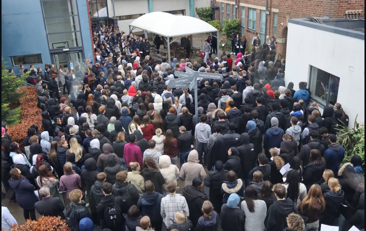 So proud to have organised the service for today. #RemembranceDay #LestWeForget