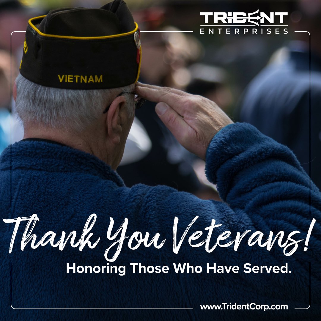 TridentEntIntl's tweet photo. We salute all who served — and the families who stood beside them.

To our Trident Veterans and Veterans everywhere: thank you. 🇺🇸

#VeteransDay #ThankYouVeterans https://t.co/U3VYrG61cK