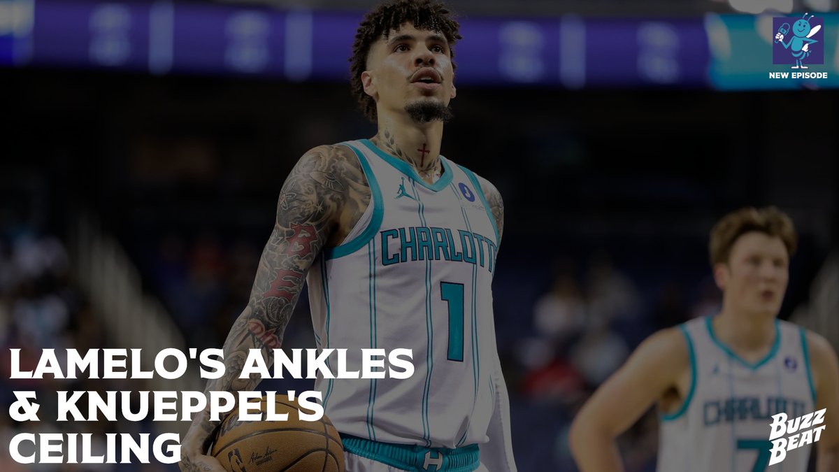 buzzbeatpod's tweet image. NEW (58 min) | LaMelo&apos;s Ankles &amp;amp; Knueppel&apos;s Ceiling

🩼 LaMelo’s ankle impingement — how serious is it?
📈 Knueppel’s recent play
🏆 Will Kon make Rookie of the Year conversations?

+ @QCHspencer shares a special report on Ball&apos;s status

LISTEN: podcasts.apple.com/us/podcast/lam…
