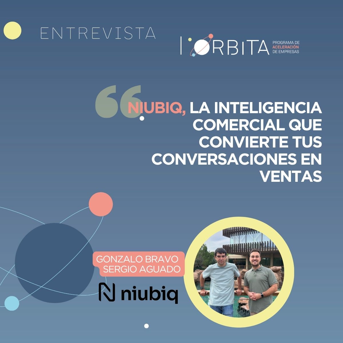 CEEICastellon's tweet image. 🧠💬 Niubiq convierte tus conversaciones en inteligencia comercial accionable.

Entrevistamos a Gonzalo Bravo y Sergio Aguado, cofundadores de esta startup de #Orbita que usa IA para optimizar ventas y marketing.

sl1nk.com/7Wzdi

#niubiq #SalesTech #IA #B2B