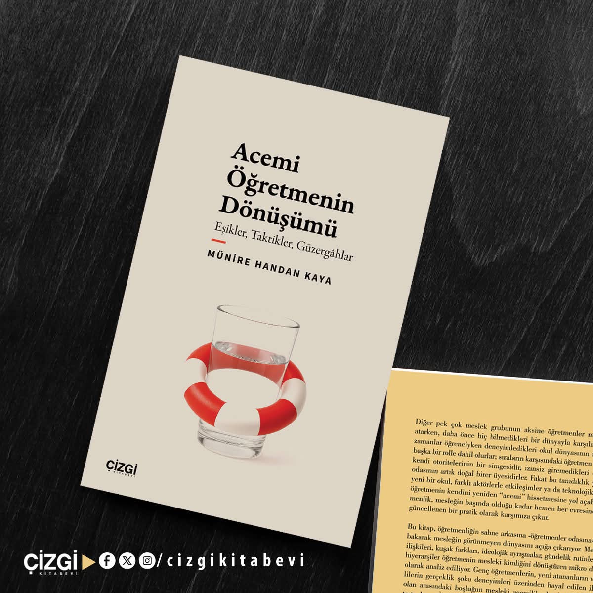 cizgikitabevi's tweet photo. Acemi Öğretmenin Dönüşümü
Eşikler, Taktikler, Güzergâhlar

Münire Handan Kaya

🔎 9786253966447

https://t.co/zm70IHeXCM https://t.co/tN9xocNxAI