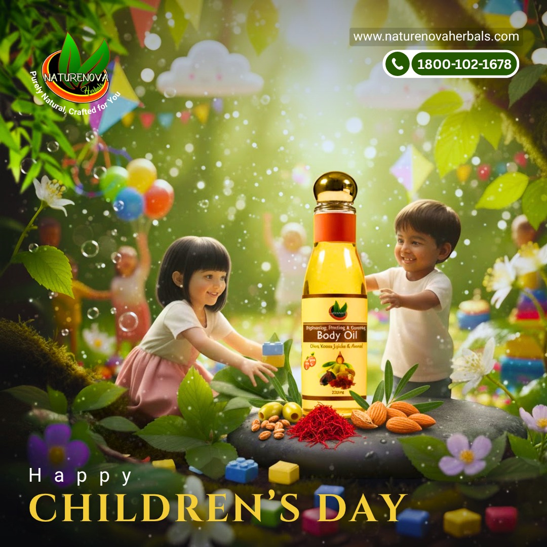 NaturenovaH's tweet photo. Happy Children’s Day from NatureNova Herbals! 🌿
Wishing every little heart a day full of laughter, love, and endless joy! 💛
May their smiles shine as purely as nature’s glow. 🌸✨

#naturenovaherbals #HappyChildrensDay2025 #InnocentSmiles #CelebrateChildhood https://t.co/P2fABsymom