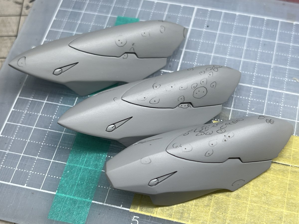 慎重に処理したつもりでもまだまだ出でくる気泡たち…

#ガストテ