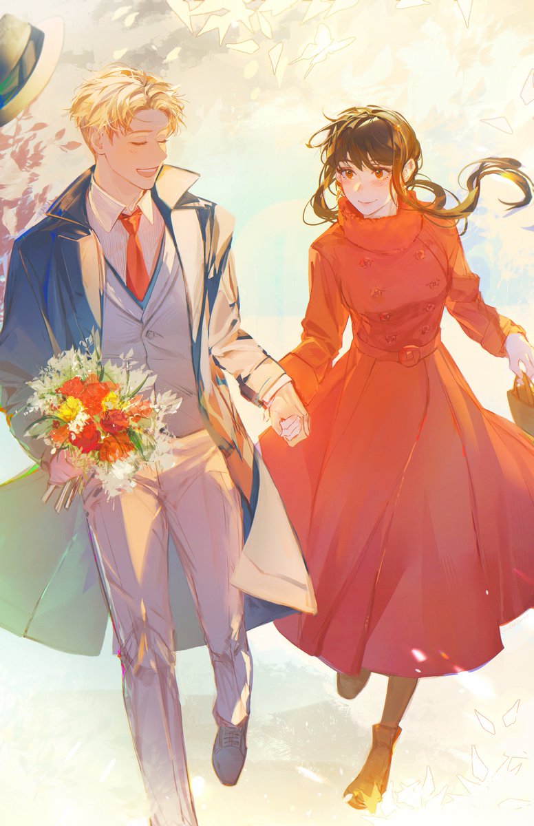 黄昏|ロイド・フォージャー(SPY×FAMILY) ,ヨル・フォージャー(SPY×FAMILY) 「wow...」|sam ♡のイラスト