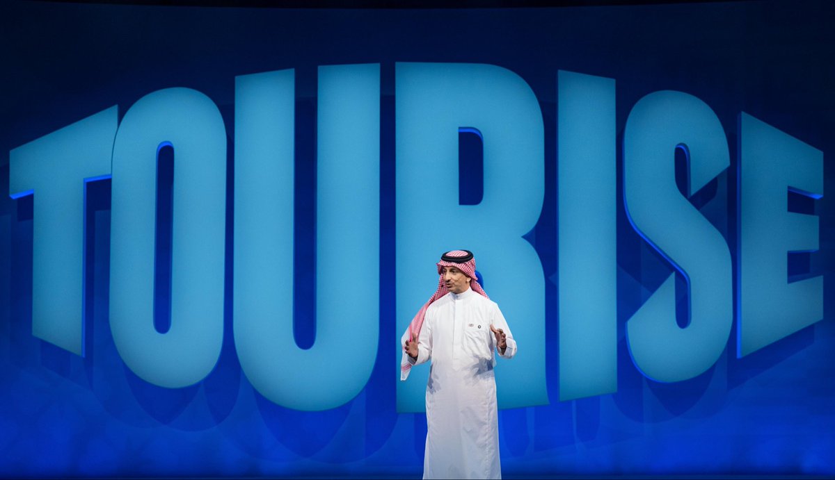 AhmedAlKhateeb's tweet photo. اليوم الأول من #TOURISE25 🇸🇦
فخر.. طاقة.. وإنجازات تُكتب 💚
رحلتنا نحو مستقبل السياحة بدأت، والقادم أعظم بإذن الله ✨
#FutureOfTourism https://t.co/adMMREttfP