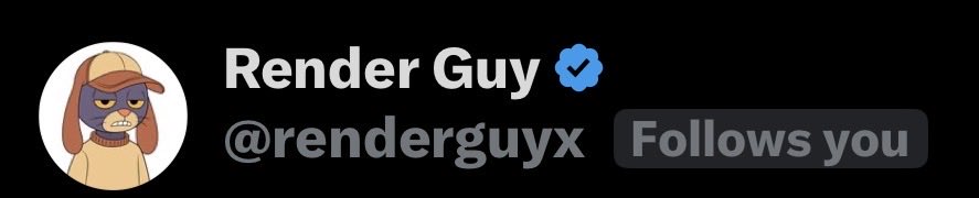 renderguyx's tweet image. I’m following whoever follows me 🤝