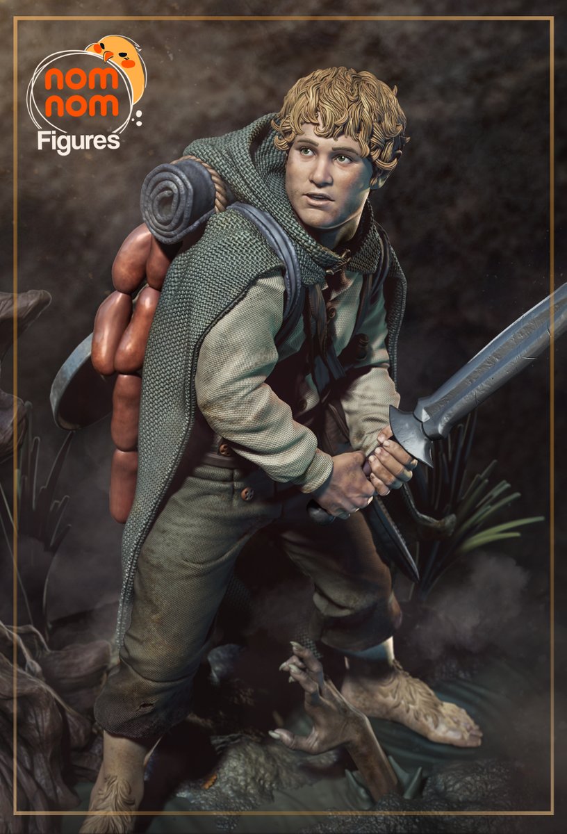 NomnomFigures's tweet photo. 🎁November Extra Model - RELEASED!

A small step for a hobbit, a giant leap for loyalty. 💛
Every detail here carries heart and courage.

More Details: https://t.co/42CoDovQfA

#3dprinting #stl #miniature #resinprint #nomnomfigures #3dprint #game #anime https://t.co/dWho10En4E