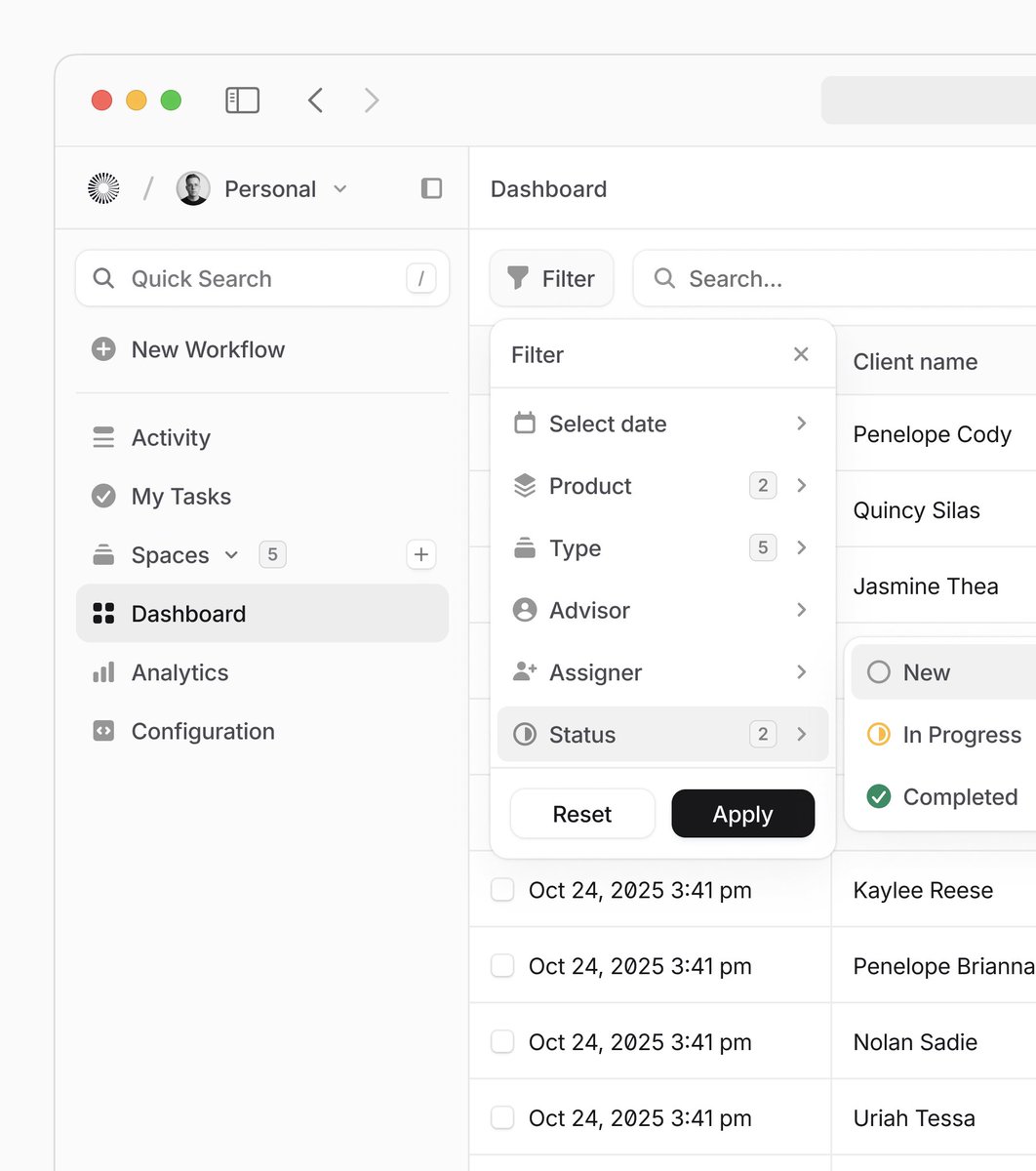 Keviduk's tweet image. filters / sorting 📏