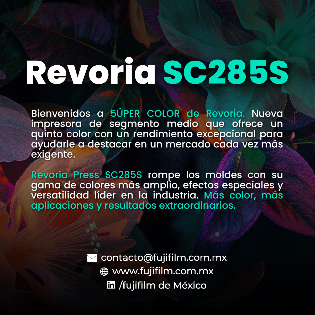 VISIONDIGITAL3's tweet photo. 🎨 ¡Bienvenido al 5ÚPER COLOR de Revoria SC285S!
Una impresora que rompe los moldes con un quinto color, efectos especiales y resultados que deslumbran 💥.
Más color, más aplicaciones, más posibilidades.

📩 Conoce más: https://t.co/H1RCmFgThD

#Revoria #Fujifilm #Innovación https://t.co/prv5h7Zrii