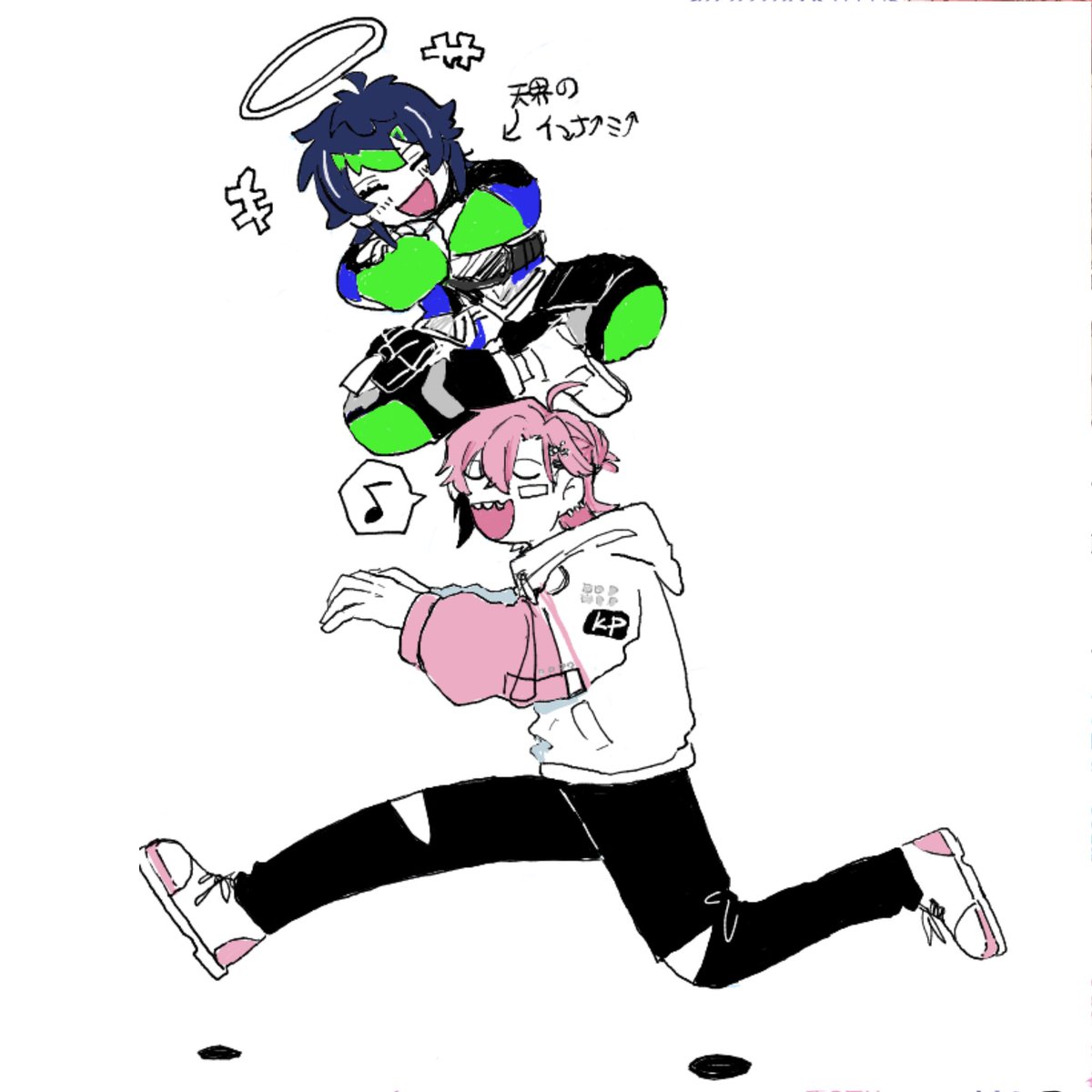 n_kakuzo's tweet image. 絵チャでかいた‼️