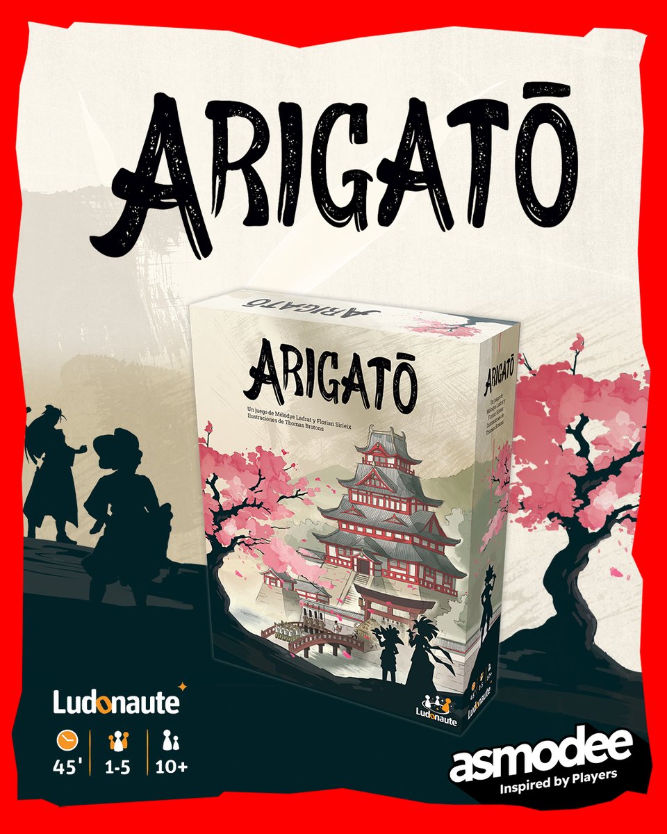 Asmodee_es's tweet image. Arigatō nos presenta una competición que une la estrategia con la elegancia de la belleza artesanal.

¡Las aldeas se preparan para el gran día!  En 12 días es el cumpleaños del Shogūn, y cada aldea compite por crear las ofrendas más increíbles y maravillosas.

Gestiona talleres y…