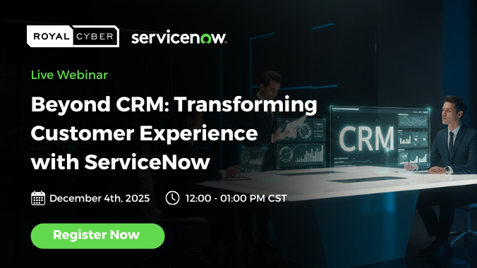 Join the experts as they reveal how #CSM, #FSM, and #AI-driven engagement can turn every interaction into a moment of delight
Let’s move beyond #CRM and create real business impact!
Register now: ow.ly/jO4b50XgbZS
#ServiceNow #CustomerExperience #CSM #FSM #Automation