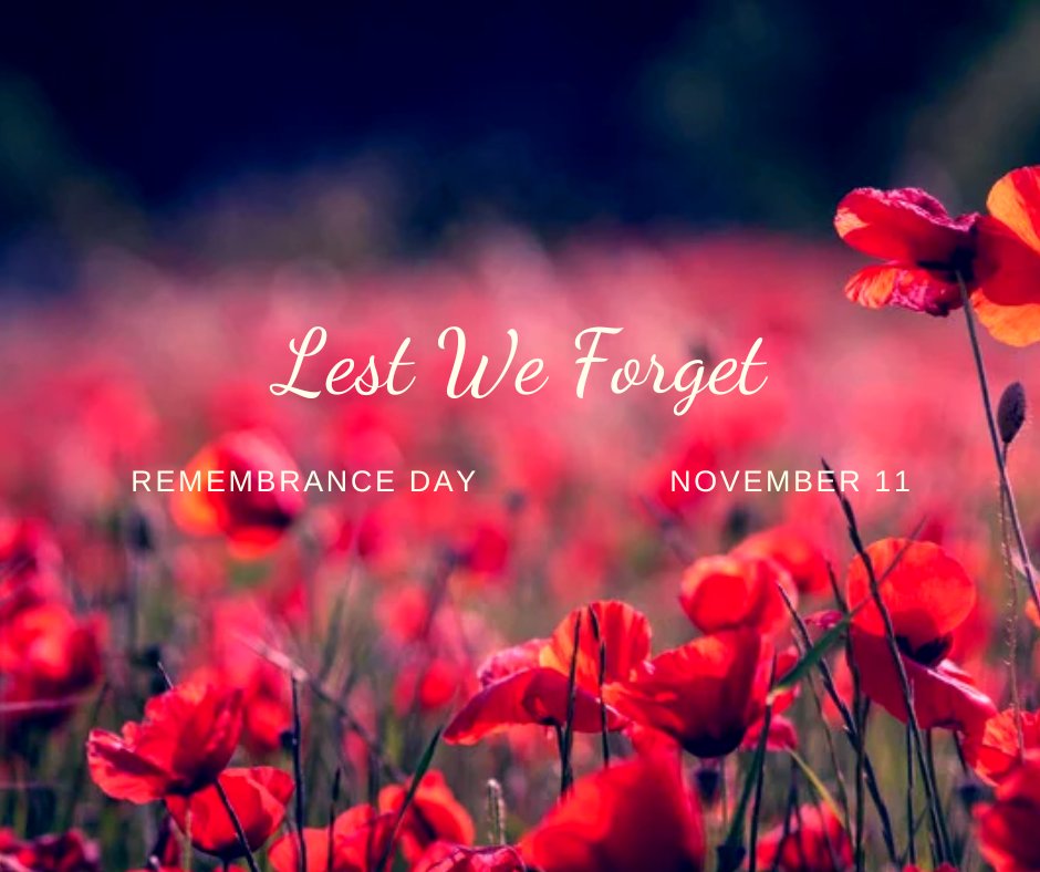 Today, on Remembrance Day, we pause to honour the incredible service and sacrifice of our veterans and current service members. Your sacrifice is never forgotten. We Remember.