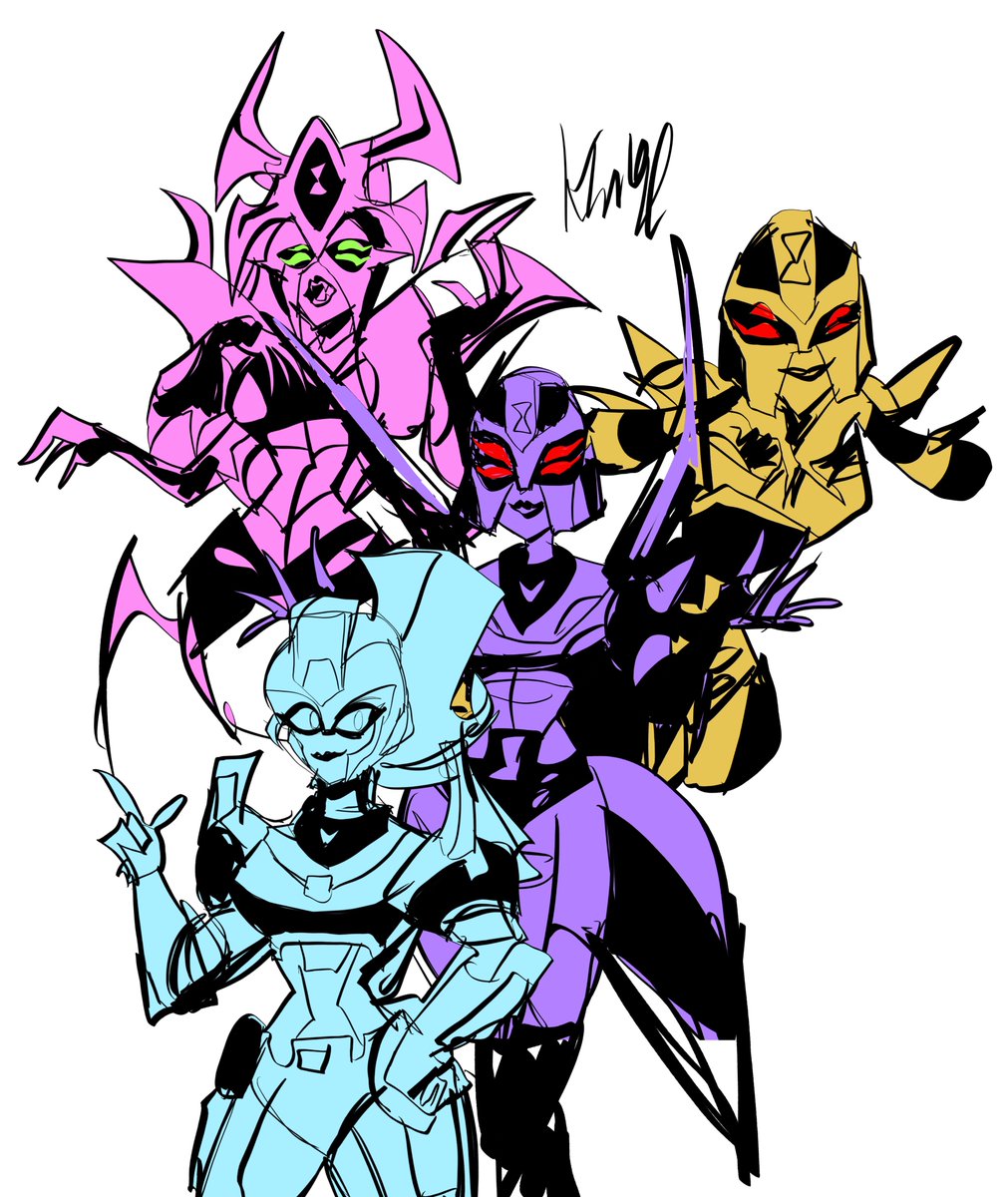 The Spiders Form wip 🩵💛🕷️❤️💜#wip #ElitaOne #blackarachnia #Transformers #transformersart #TransformersAnimated #blackarachnia