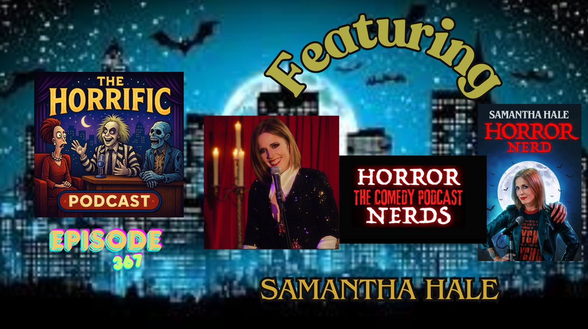 🎤 New episode!
Comedian Samantha Hale joins The Horrific Podcast to talk horror comedy, haunts &amp; her special Horror Nerd. We also review Bugonia — bizarre, brutal &amp; brilliant.
💀 Stream now: podcasts.apple.com/us/podcast/the…

#HorrificPodcast #HorrorNerd #SamanthaHale #Bugonia