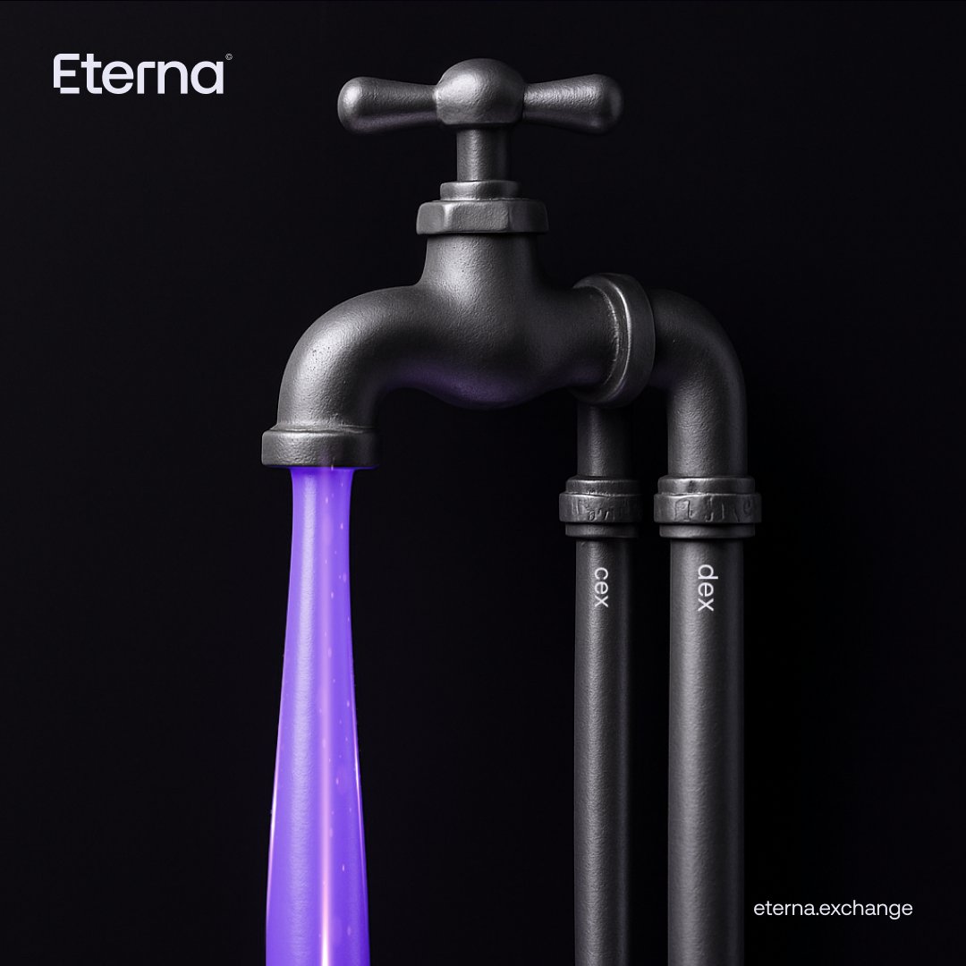 Eterna_Hybrid's tweet image. The line between CEX and DEX no longer exists.

Eterna defines the space between:
structured like a CEX, sovereign like a DEX.

Eterna – the foundation of the new Hybrid Exchange market.