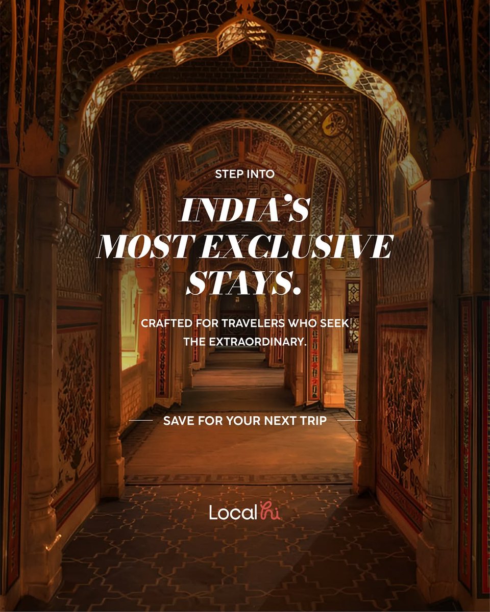 TravelLocalHi's tweet photo. These are pieces of living history. Travel that slows down. Luxury that feels human. Which sanctuary claims your 2025 check-in?

#indiatravel #heritagestays #localhi https://t.co/1Z6AC6aHFH