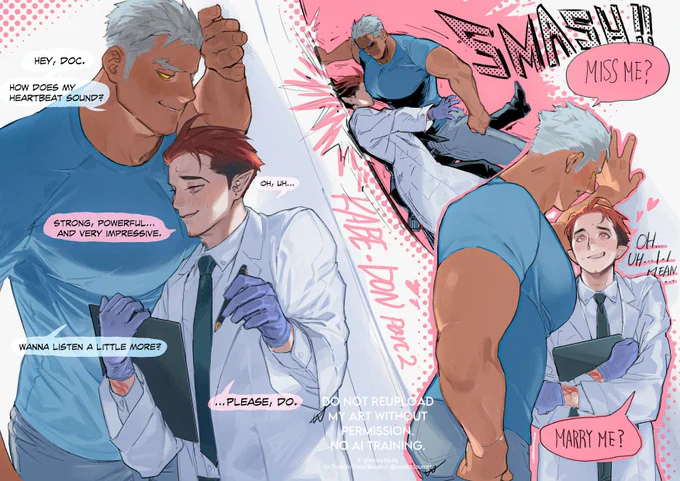 Forgot to post them! The first one was just supposed to be a lab coat wrinkle practice with some reference pics, but I started having fun and ended up drawing the second one #humanformers #KOBD