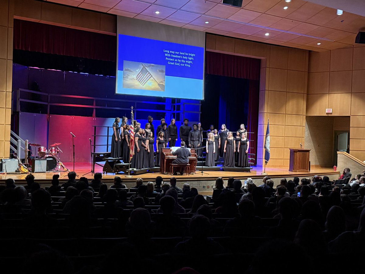 Thank you <a href="/MatoacaHighS/">Matoaca High School</a> for an amazing Veterans Day performance! #thankyou