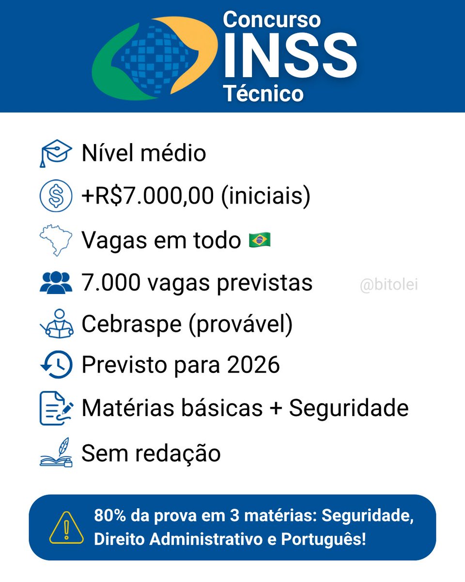 Todo dia uma dica de concurso aqui tweet media