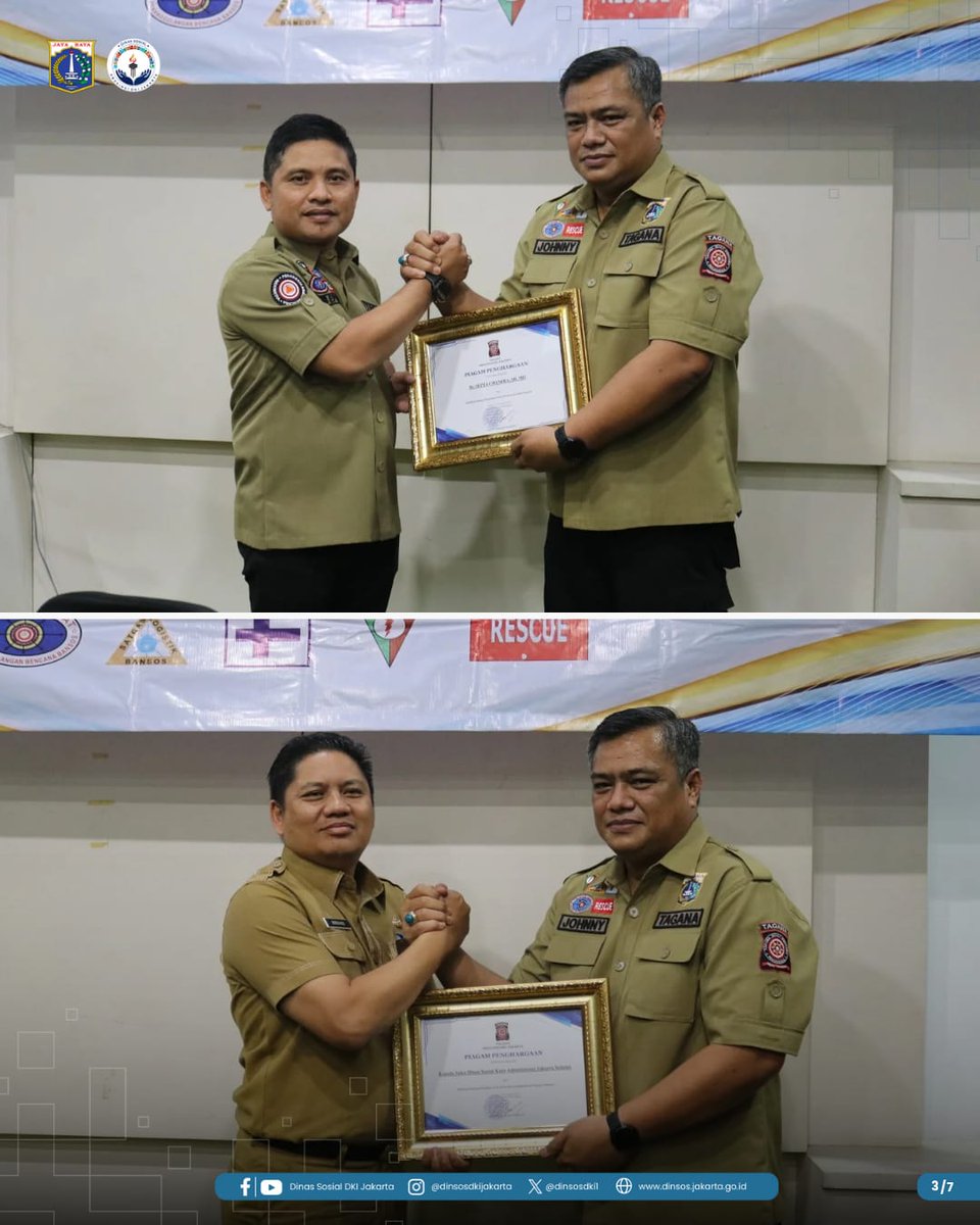 DinsosDKI1's tweet photo. Hai #KawanSosial
Hari ini, Kepala Dinas Sosial Provinsi DKI Jakarta, Bapak Iqbal Akbarudin, membuka Rapat Kerja Forum Komunikasi Taruna Siaga Bencana (FK TAGANA) Provinsi DKI Jakarta.
#dinsosdki #jagajakarta #tagana #dkijakarta #jakartatanggapbencana https://t.co/Oom1XGB6Bf