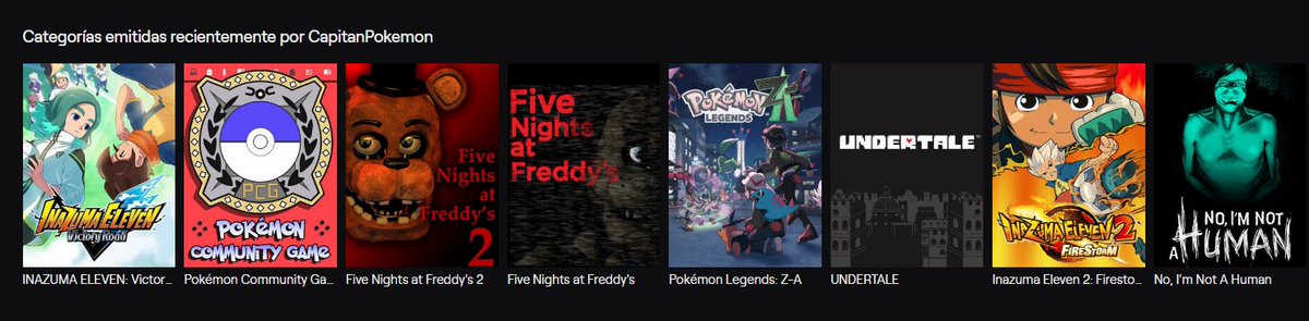 Lo último que he streameado en Twitch.
Más variedad y apoyo que nunca. 
GRACIAS.