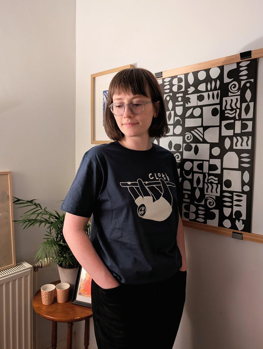 cloth_band's tweet photo. Last chance to get your hands on a v limited edition Cloth Sloth tee!

We've made a very small number of Cloth Sloths available online for those who missed out on nabbing one on our recent tour. There aren't many of these so if you'd like one, head to the link in bio now! x https://t.co/nxw8eoLZE1