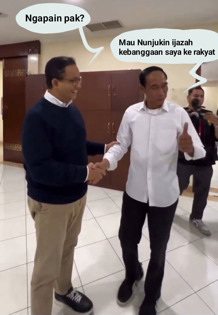 Izin pak <a href="/aniesbaswedan/">Anies Rasyid Baswedan</a> .

Silahkan lapor saya kalo gak berkenan.