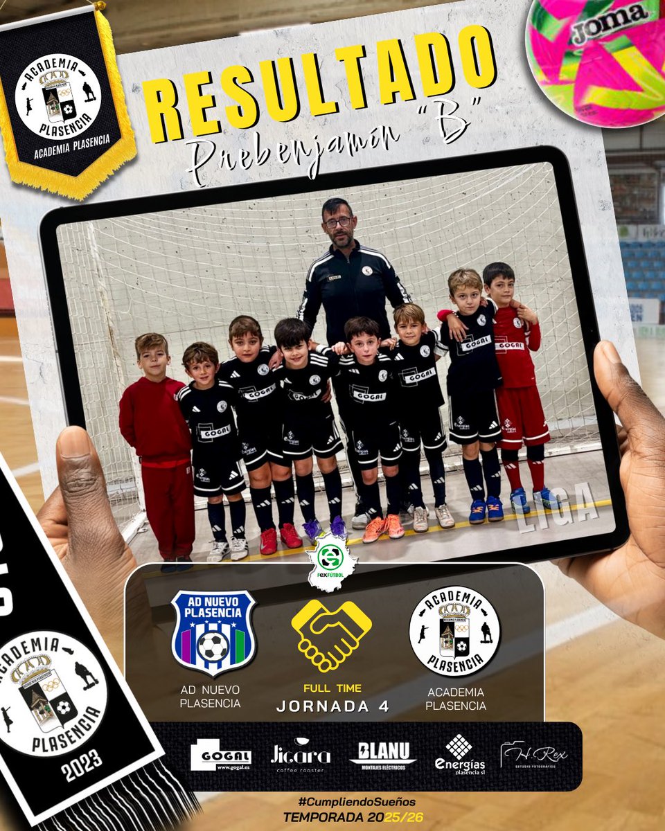 ✔️ | Nuestro #𝑃𝑟𝑒𝑏𝑒𝑛𝑗𝑎𝑚𝜄́𝑛 “B” disfrutó de su cuarta jornada de liga el pasado fin de semana. 

¡Jugamos en equipo! 

#AᥴᥲdᥱmιᥲPᥣᥲsᥱᥒᥴιᥲ | #CᥙmρᥣιᥱᥒdoSᥙᥱᥒ̃os