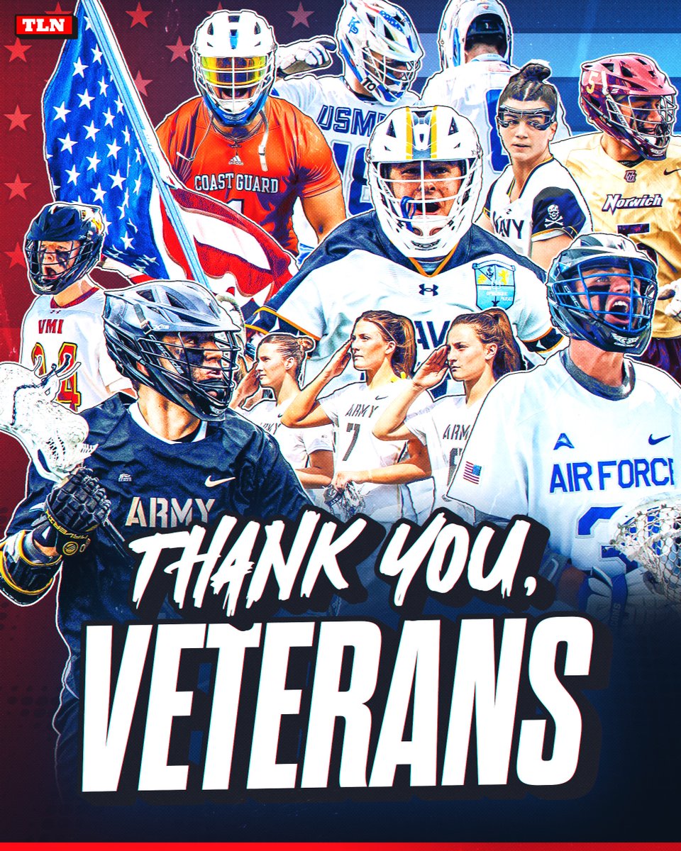 THANK YOU, VETERANS! 🇺🇸🦅

We salute all the veterans who have served our country and played lacrosse at the federal service academies and senior military colleges 🫡