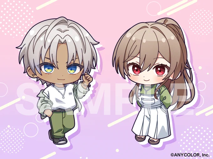 【おしらせ】 「にじさんじ×プロスタイル」 イブラヒム様、フレン・E・ルスタリオ様のミニキャラとイメージ背景を担当させていただきました。 どうぞよろしくお願いいたします!