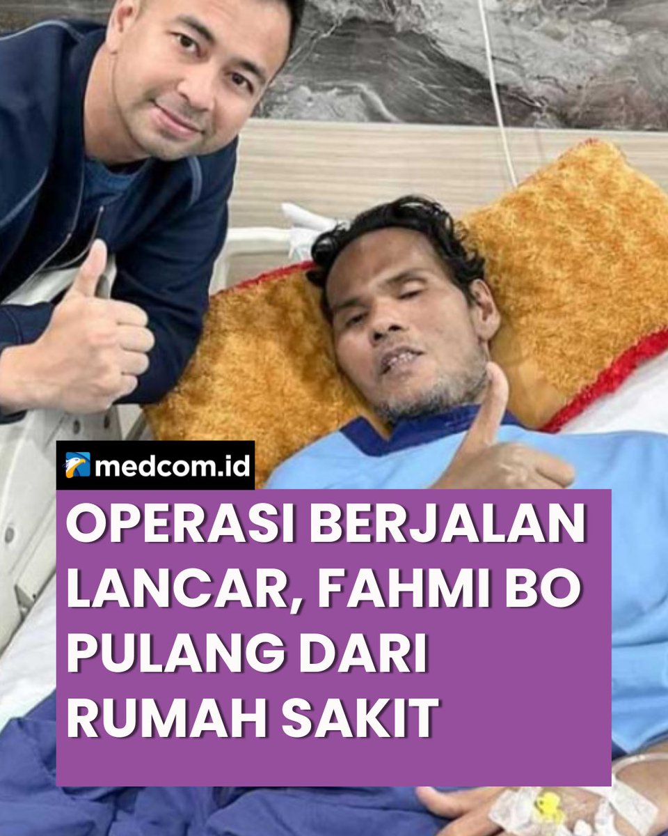 medcom_id's tweet image. Sobat Mincom ayo kita doakan kesembuhan total untuk Fahmi Bo! ❤️

Baca selengkapnya yuk!
medcom.id/hiburan/montas…

#Fahmibo #GWS #Medcomid #Mudamemberiarti