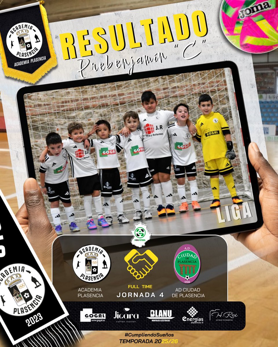 ✔️ | Nuestro #𝑃𝑟𝑒𝑏𝑒𝑛𝑗𝑎𝑚𝜄́𝑛 “C” disfrutó de su cuarta jornada de liga el pasado fin de semana. 

¡Jugamos en equipo! 

#AᥴᥲdᥱmιᥲPᥣᥲsᥱᥒᥴιᥲ | #CᥙmρᥣιᥱᥒdoSᥙᥱᥒ̃os
