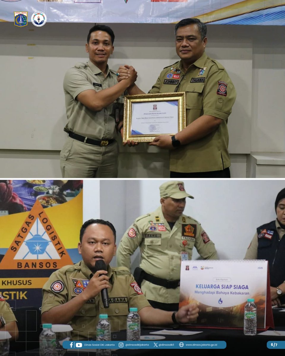 DinsosDKI1's tweet photo. Hai #KawanSosial
Hari ini, Kepala Dinas Sosial Provinsi DKI Jakarta, Bapak Iqbal Akbarudin, membuka Rapat Kerja Forum Komunikasi Taruna Siaga Bencana (FK TAGANA) Provinsi DKI Jakarta.
#dinsosdki #jagajakarta #tagana #dkijakarta #jakartatanggapbencana https://t.co/AbS3wUqmhf