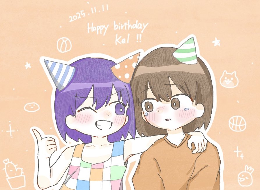 Happy birthday Kel !!🏀🍊
 #OMORIFANART