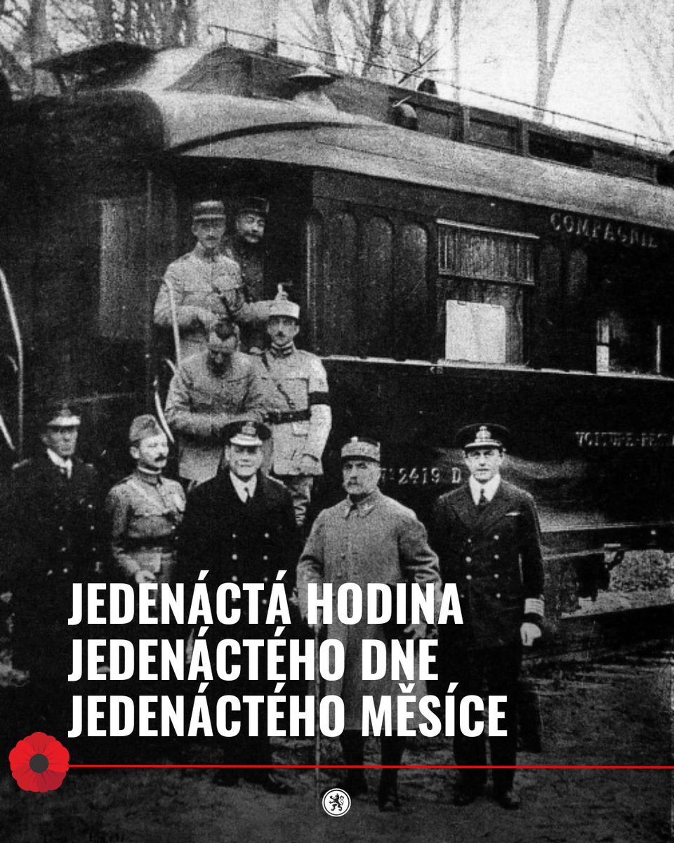 Stratkom_CZ's tweet photo. (1/2)
Dnes si připomínáme konec první světové války.

Den, kdy po čtyřech letech utrpení konečně utichly zbraně a svět se zhluboka nadechl.
Z rozbahněných polí a popela války tehdy vyrostl symbol naděje – rudý vlčí mák. https://t.co/3m798hc57K