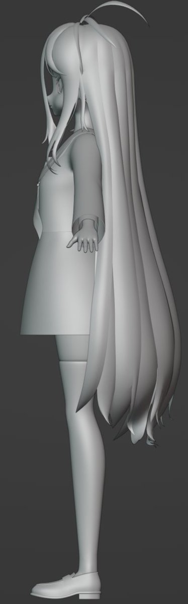 Shiro_blend's tweet image. I haven&apos;t posted anything in a while, sorry. Another project will be ready soon
Character - Shiro❤️
Work in progress
 #Shiro #Realtime #CharacterModeling #anime #NoAI #Anime3D #Girl #Blender #3D #AnimeCharacter #CuteGirl #NoGameNoLife #animegirl