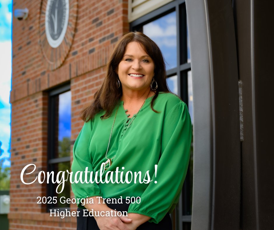 Congratulations to President Clements for being named in Georgia Trend's 2025 Georgia 500. This recognition highlights her outstanding leadership and dedication to advancing technical education in Georgia.💚

#WiregrassProud #TCSG
