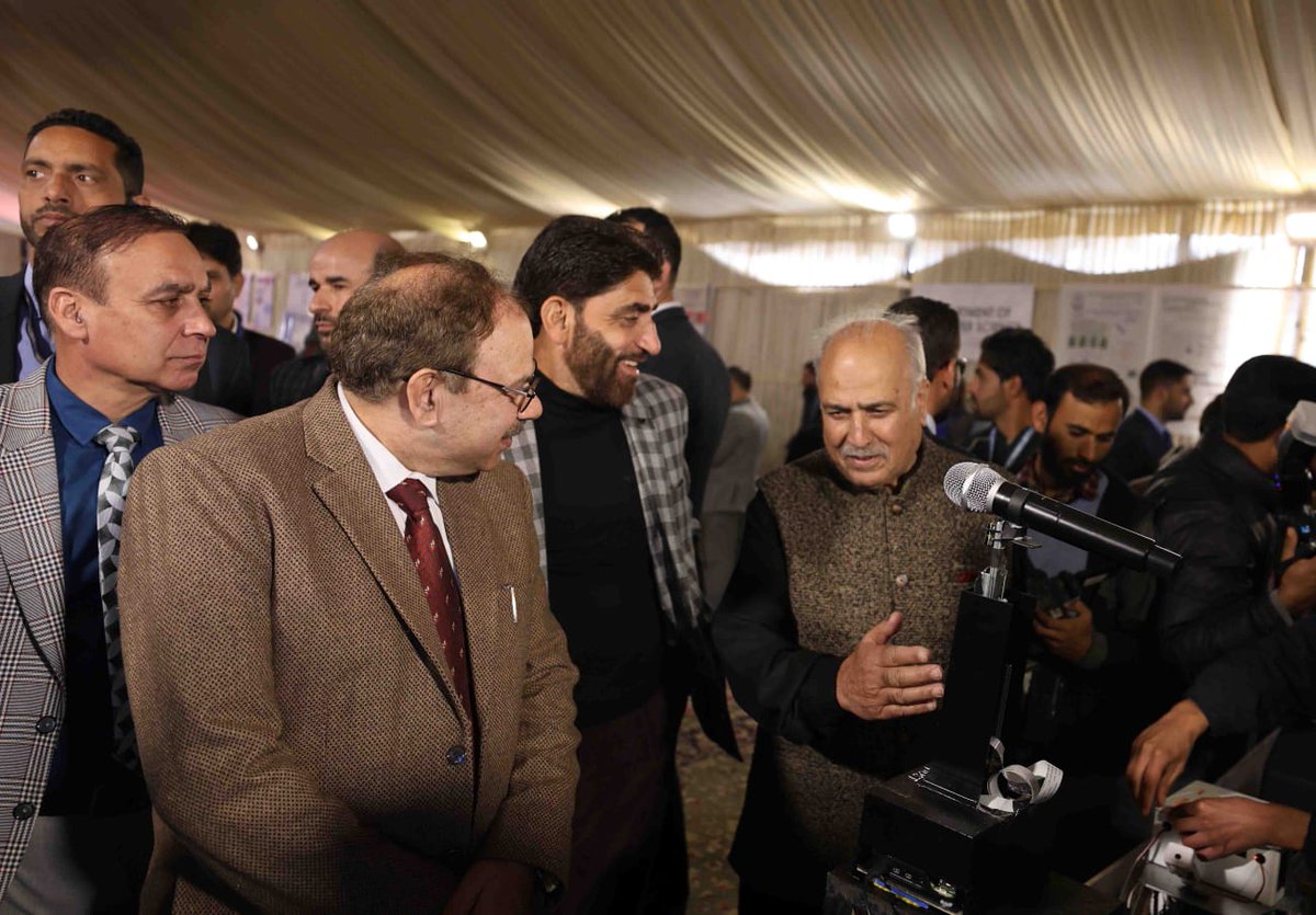 JKNC_'s tweet image. Hon’ble Chief Minister Omar Abdullah
attended the 20th Foundation Day celebrations of the Islamic University of Science and Technology (IUST), Awantipora, as the Chief guest. He was accompanied by the Honourable MLA Pampore, Rt Justice Hasnain Masoodi. 

They congratulated the…