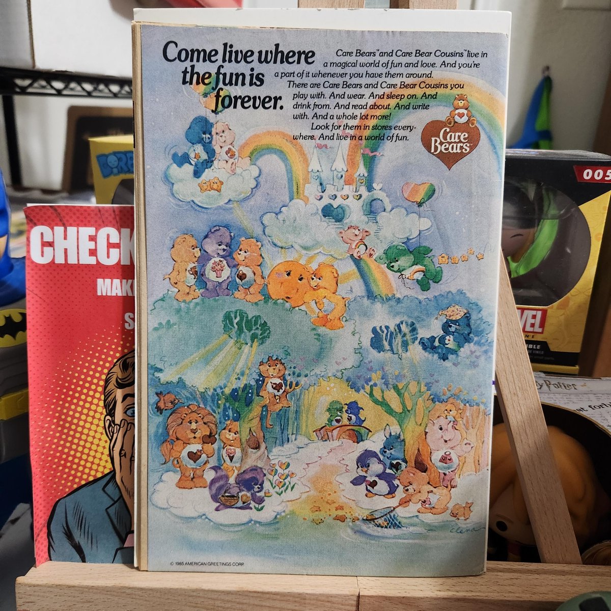 How cute is this? This is a Strawberry Shortcake #comicbook with an advertisement for The Care Bears on the back cover!

Strawberry Shortcake (Marvel Comics)

Follow me for more comics and stuff...
whatnot.com/user/brodiesco…
ebay.com/usr/brodie9652

#strawberryshortcake #carebears