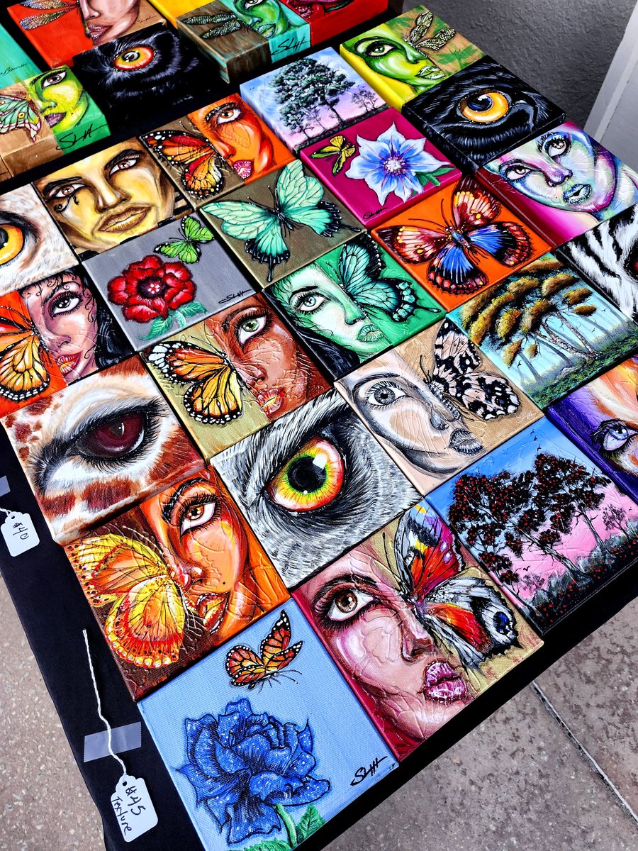 ShelltonTremble's tweet image. Color color everywhere... 🎨🟣🟠🔴🟢🔵🟠 #art #color #create